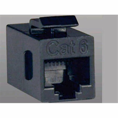 DOOMSDAY Cat6 Straight-thru Snap-in Black Coupler DO826302